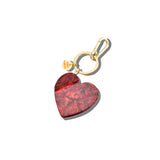Handmade Heart Bag Charm + Keychain - Limited Edition