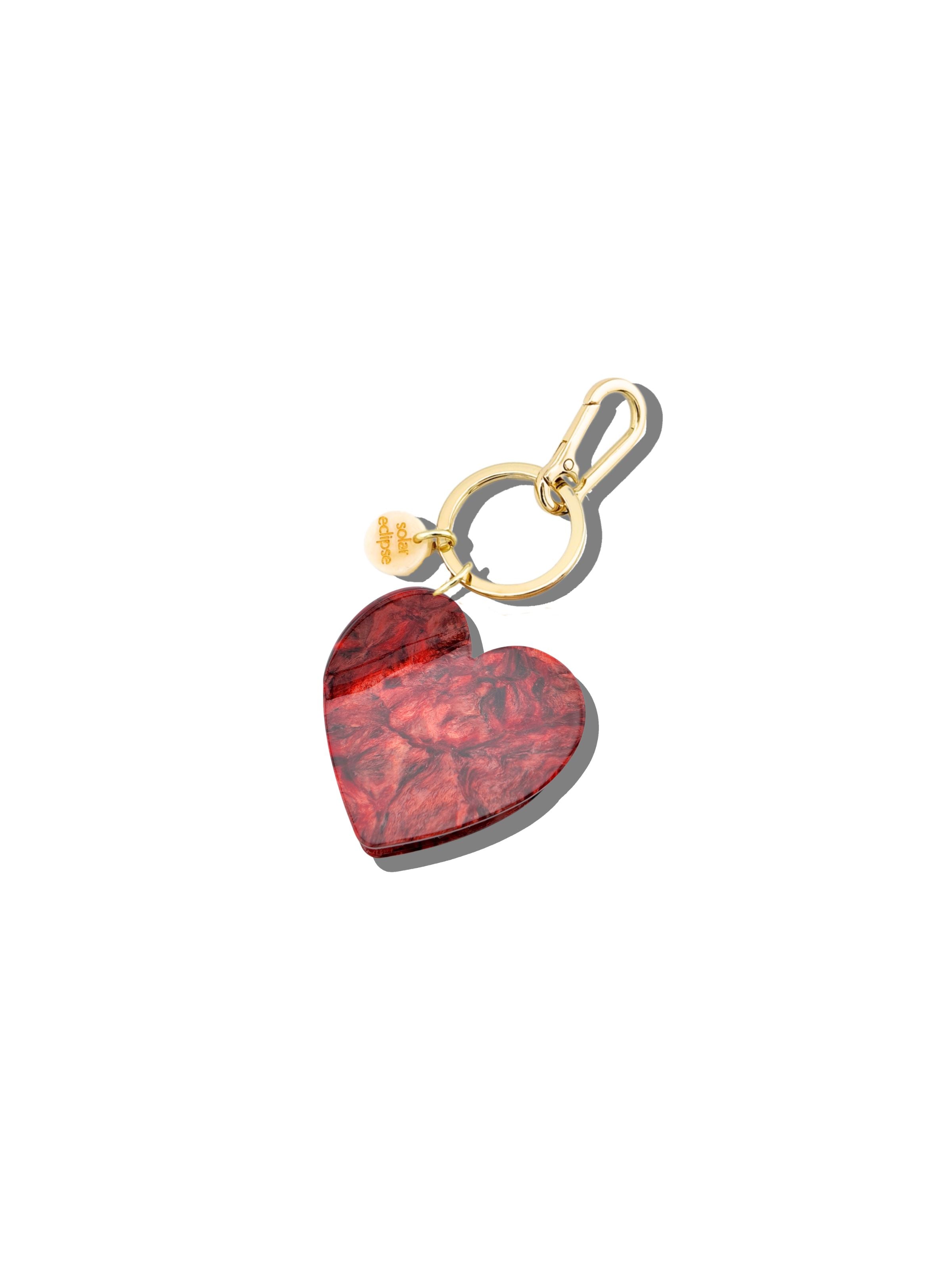 Handmade Heart Bag Charm + Keychain - Limited Edition