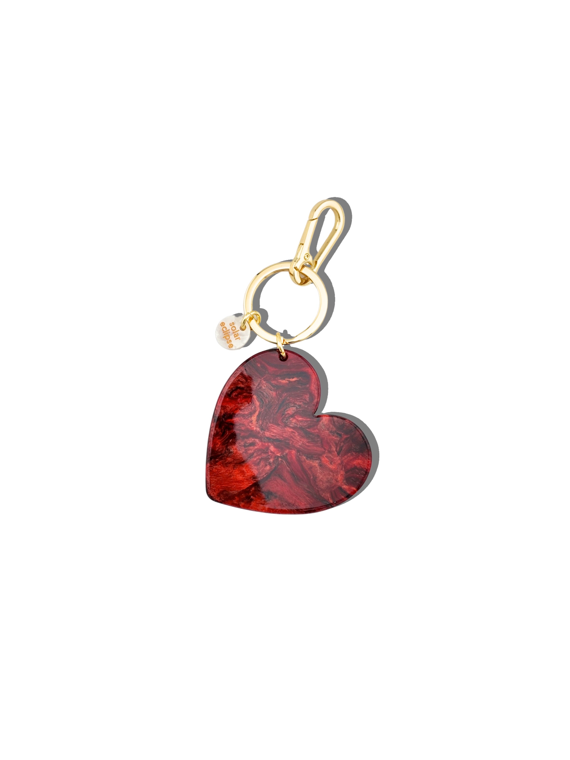 Handmade Heart Bag Charm + Keychain - Limited Edition