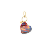 Handmade Heart Bag Charm + Keychain - Limited Edition
