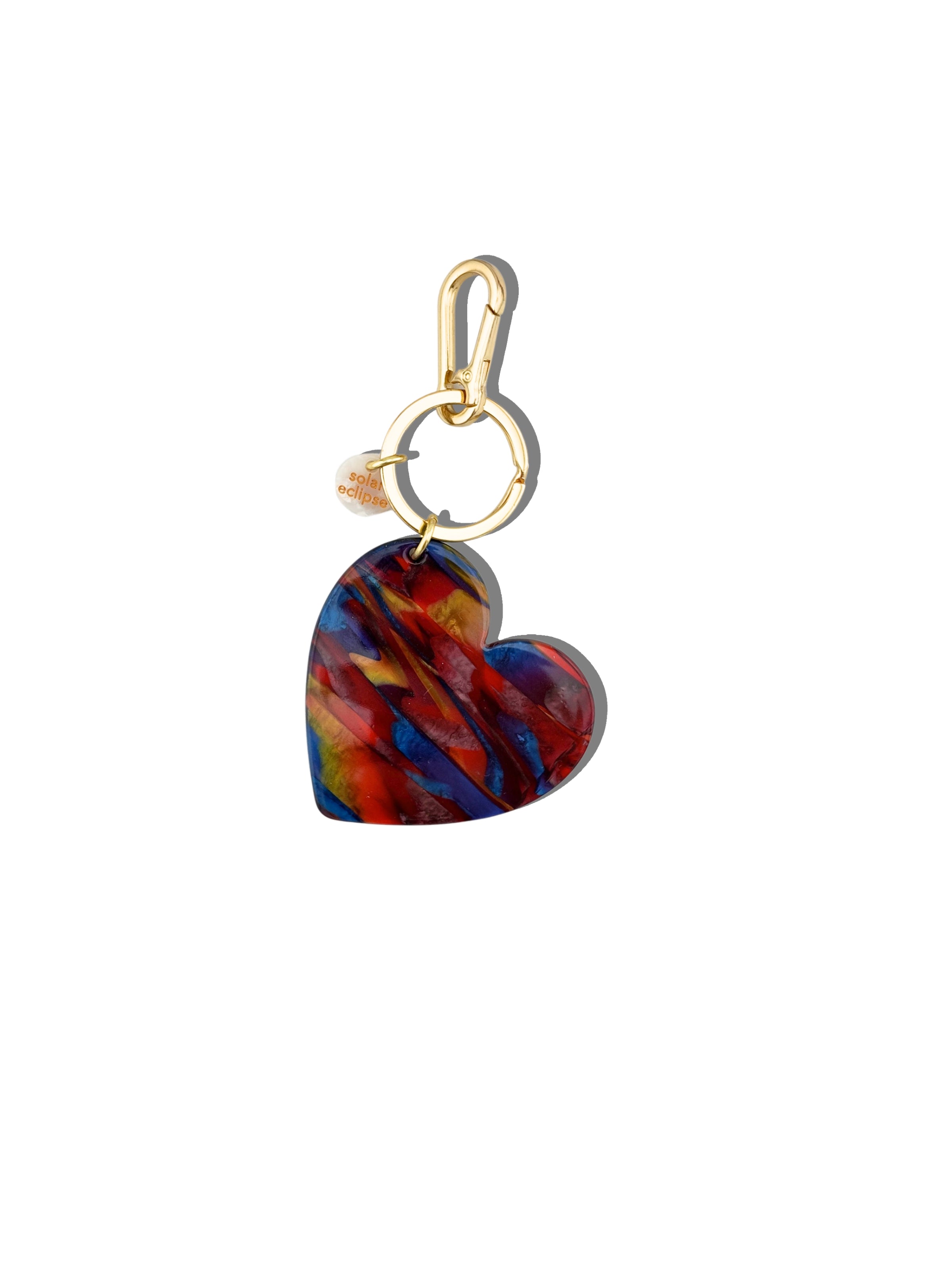 Handmade Heart Bag Charm + Keychain - Limited Edition