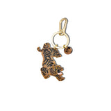 Hand-painted Tiger Bag Charm + Keychain | Eco-friendly
