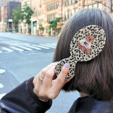 Hand-painted Americana Teddy Handbag Hero Brush | Eco-Friendly