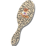 Hand-painted Americana Teddy Amazing Hair Day Brush | Eco-Friendly