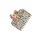 Hand-painted Americana Teddy Pocket Comb