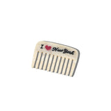 Hand-painted ❤️  New York Pocket Hair Comb | Eco-Friendly