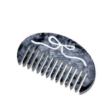 Hand-painted French Bow Gua Sha Treatment Comb| Eco-Friendly