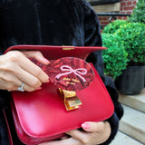 Hand-painted Vintage Bow Handbag Hero Brush | Eco-Friendly