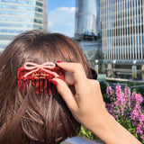 Hand-painted Vintage Bow Pocket Comb