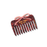 Hand-painted Vintage Bow Pocket Comb