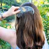 Hand-painted Celestial Moon Gua Sha Treatment Comb | Eco-Friendly
