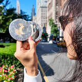 Hand-painted Celestial Moon Compact Mirror