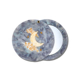 Hand-painted Celestial Moon Compact Mirror