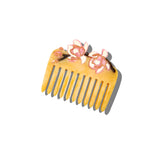Hand-painted Magnolia Pocket Comb