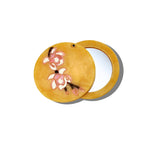 Hand-painted Magnolia Compact Mirror