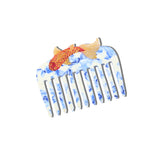 Hand-painted Koi Pocket Comb