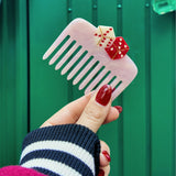 Hand-painted Lucky Dice Pocket Comb
