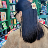 Hand-painted Recipes Book Claw Hair Clip | Eco-Friendly