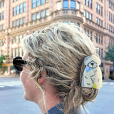 Hand-painted Sheepdog Claw Hair Clip | Eco-Friendly