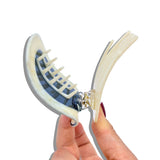 Hand-Painted New York Run Club Lay Down Claw Clip