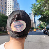 Hand-Painted West Village Pilates Club Lay Down Claw Clip