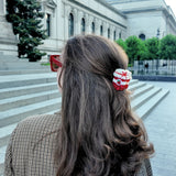 Hand-painted Mini Strawberry Jam Claw Hair Clip | Eco-Friendly