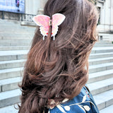 Hand-Painted Swallowtail Butterfly Claw Hair Clip Limited Edition
