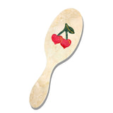 Hand-painted Cherry Hearts Amazing Hair Day Brush | Eco-Friendly