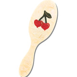 Hand-painted Cherry Hearts Amazing Hair Day Brush | Eco-Friendly