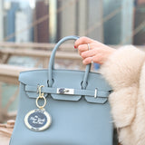 Hand-painted New York Run Club Club Bag Charm + Keychain | Eco-Friendly