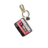 Hand-painted Lucky Cassette Bag Charm + Keychain