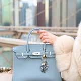 Hand-painted Snake Bag Charm + Keychain - Limited Edition