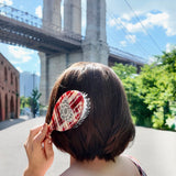 Hand-painted Paisley Heart Amazing Hair Day Brush | Eco-Friendly