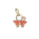 Hand-painted Swallowtail Bag Charm + Keychain | Eco-Friendly