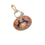 Hand-painted Lucky Mustang Rodeo Bag Charm + Keychain | Eco-Friendly