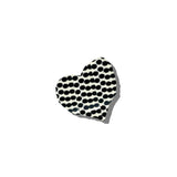 Hand-painted Heart Lay Down Hair Claw Clip - Limited Edition
