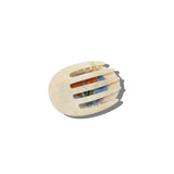 Hand-painted California Sunshine Patch Lay Down Claw Clip | Eco-Friendly