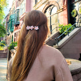 Hand-Painted Magnolia French Barrette Hair Clip | Eco-Friendly