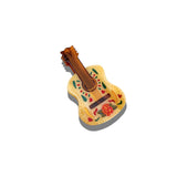 Hand-painted Dia De Las Brujas Guitar Claw Hair Clip | Eco-Friendly