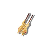 Hand-painted Dia De Las Brujas Guitar Claw Hair Clip | Eco-Friendly