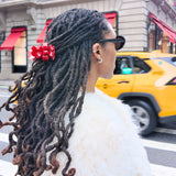 Hand-Painted Origami Gift Bow Hair Claw Clip | Eco-Friendly