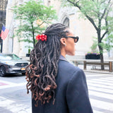 Hand-Painted Origami Gift Bow Hair Claw Clip | Eco-Friendly