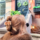 Hand-Painted Origami Gift Bow Hair Claw Clip | Eco-Friendly