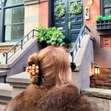 Hand-Painted Origami Gift Bow Hair Claw Clip | Eco-Friendly