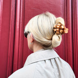 Hand-Painted Origami Gift Bow Hair Claw Clip | Eco-Friendly