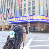 Hand-painted Snow Globe Claw Hair Clip | Eco-Friendly