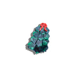 Hand-Painted Origami Holiday Tree Hair Claw Clip | Eco-Friendly