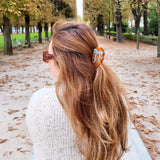 Hand-painted Bow Challah Claw Hair Clip | Eco-Friendly