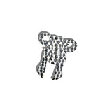 Hand-painted Coquette Bow Claw Hair Clip | Eco-Friendly