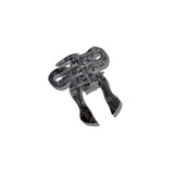 Hand-painted Coquette Bow Claw Hair Clip | Eco-Friendly